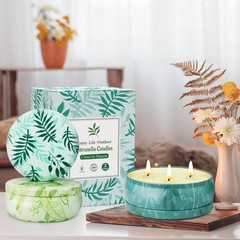 Citronella Candles Outdoor, Large Citronella Candle Outdoor for Patio, 3 Pack…