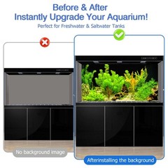 Aquarium Background & Fish Tank Background – Ultra HD Static Cling, Tape-F