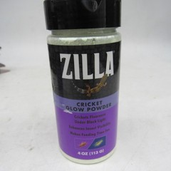 Zilla Cricket Glow Powder 2 Pack-4 oz Bottles – Makes Feeding Time Fun FAST SHIP