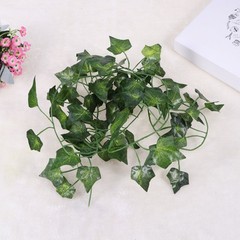 2 Set Durable Recyclable Jungle Vines Rattan Strip for Reptile Habitat Green