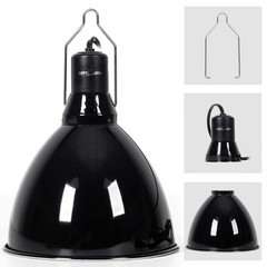 8.5 inch Reptile Light Fixture 200W 2 in 1 E26 Base with Removable Ceramic So…