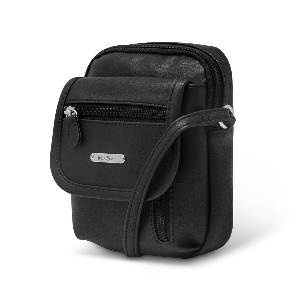 MultiSac Womens Mini Everest Crossbody Bag One Size Black (Vintage Nappa)