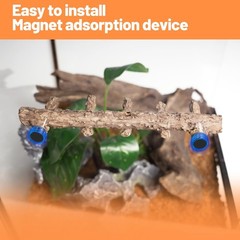 Jumping Spider Hideout and Feeding Dish, 3 in 1 Nut Shaped Hide Cave Sets for…