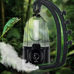 Silent Reptile Humidifier Mister, 3.8L Capacity, Removable Tank, Auto Shut Off