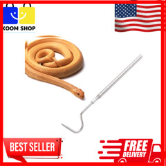 2 in 1 Collapsible Snake Hook, Adjustable Snake Tong, Snake Grabber Cather Stick