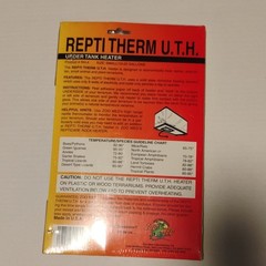 New ZOO MED ReptiTherm U.T.H. Under Tank Heater & ZOO MED ReptiCare Rock Heater.