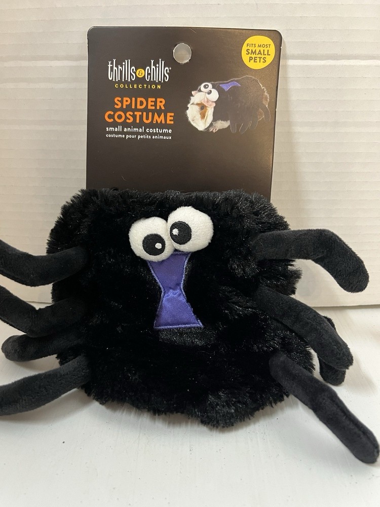 Chills And Thrills Small Pet Guinea Pig Tea Cup Halloween Costumes Spider