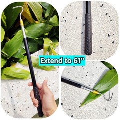 Bytcew 61″ Snake Hook Reptile Catcher Stick Pole, Snake Handling Tool Kit For…