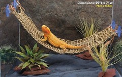 Interactive Extra Large Lizard Lounger – 100% Natural Seagrass for Reptiles