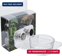 Strong Magnetic Reptile Ledge Acrylic Gecko Feeding Ledge Reptile Food Water Fee