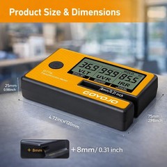 Labs Tint Meter Works on Side Windows, Digital Tint Solar Film Car Transmissi…