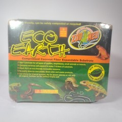 Zoo Med Eco Earth Compressed Coconut Fiber Substrate – 3 Pack