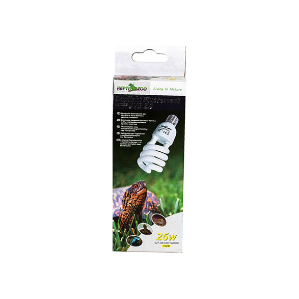 REPTIZOO Reptile UVB 2.0 2% Low Level Spiral Energy Saving Lamps 26W (CT2026)