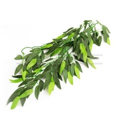 Reptile Bamboo Leaves Vine Silk Terrarium with Suction Cup For Lizards Snakes