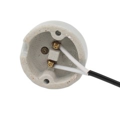 Heat Lamp Holder Professional Ceramics For Reptile Enclosures Easy To Use