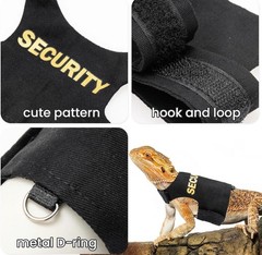 Bearded Dragon Harness and Leash-Bearded Dragon Clothes Lizard Accessories Stuff