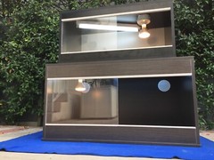 Large Reptile Enclosure Tank w/ Heat & UVB Light – Bearded Dragon Habitat