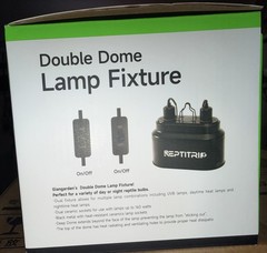 Dual Reptile Light Fixture with Timer & PID Dimming Thermostat