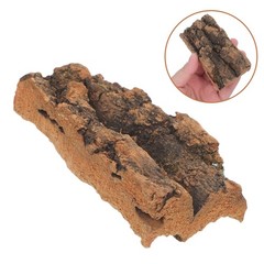 10Pcs Durable Reptile Cork Bark Hides Natural Terrarium Background Light Brown