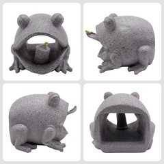 Frog Statue Deco Rain Gutter Diverter Extension Downspout Splash Block | Eco-…