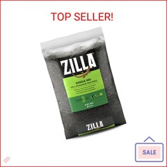 Zilla Pet Reptile Terrarium Substrate Bedding, Jungle Mix, for Frogs, Rainforest