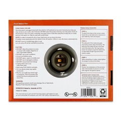 Reptile Terrarium Clamp Lamp with On/Off Switch, 5.5″