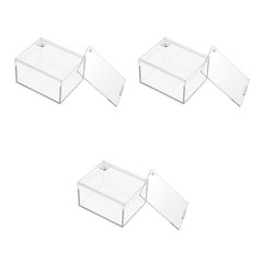 3 Pieces Jumping Spider Box Spider’s Habitat Supplies Lizard Case