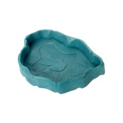 Reptiles Bowl Shallow Plastic Water Dish Terrarium Aquariums Decoration