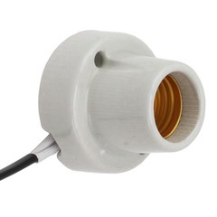 Heat Lamp Holder Professional Ceramics For Reptile Enclosures Easy To Use