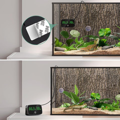PAIZOO Reptile Thermometer Hygrometer, LED Digital Terrarium Thermometer and Hum