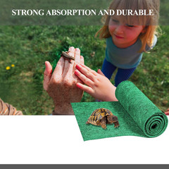 47″ X 24″ Large Reptile Carpet Terrarium Liner Bedding Reptile Substrate Mat Tan
