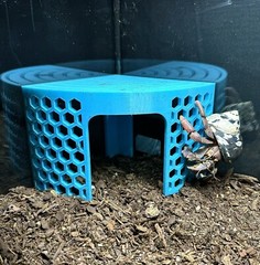 Hermit Crab Climbing Corner Stand Tank Ornament Hide Cave Accessories Supplies