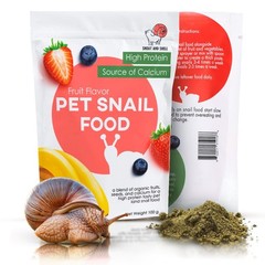 High-Protein Vegetable Snail Food – Calcium Blend for Terrarium & Habitat