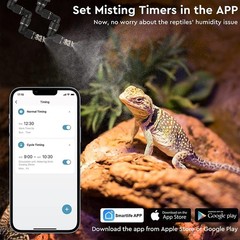 WiFi Enabled Reptile Mister Terrariums, Reptile Misting System Snake etc Bx23