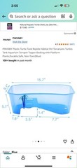 Turtle Tank Aquarium – Reptile Habitat, Turtle Habitat, Reptile Aquarium Tank fo