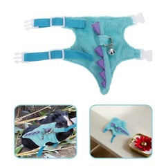 Pet Chest And Back Leash Dinosaur Vest For Small Animal Traction Rope