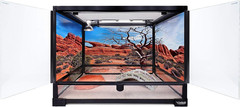 , 24Lx18Wx18H Medium Terrarium; Easy Assembly