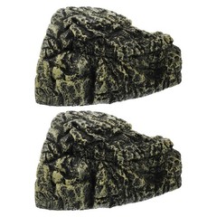 2 PCS Turtle Basking Platform Reptile Cave Hide Fish Habitat Decoration