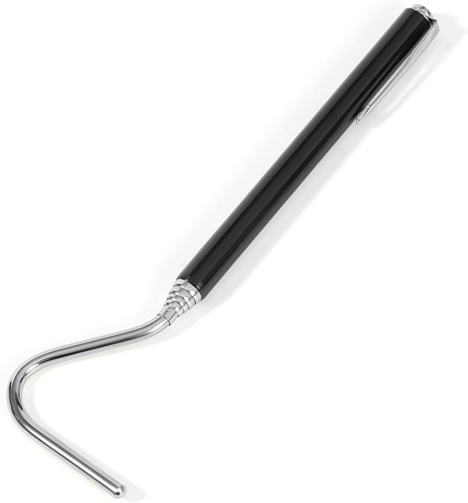 Reptile Snake Hook, 26Inch Extendable Stainless Steel Snake Stick with Non-Slip
