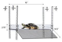 LaBrinx Designs Extra Large Wide Hanging Turtle Ramp – Aquatic Reptile Baskin…