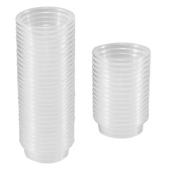 100 pcs 0.5oz Crested Gecko Food and Water Feeding Cups, Reptile Feeder Bowls…