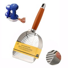 Custom Extra Thick Stainless Steel Cat Litter Scoop – Heavy Duty Poop Scooper…