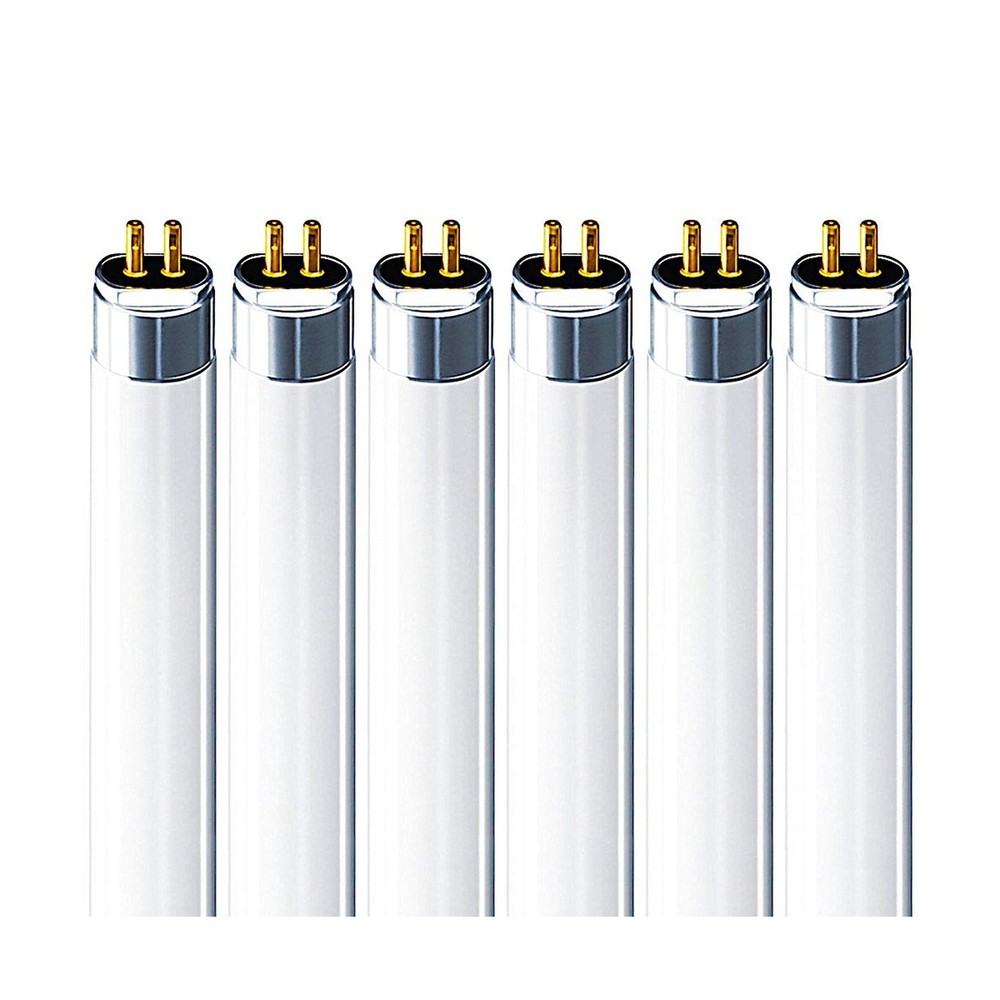 LUXRITE F54T5/841/HO 54W 46 Inch T5 Fluorescent Tube Light Bulb, 4100K Cool W…