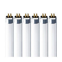 LUXRITE F54T5/841/HO 54W 46 Inch T5 Fluorescent Tube Light Bulb, 4100K Cool W…