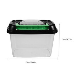 Outdoor Pet Breeding Box Plastic Fish Bowl with Lid Portable Reptile Cage
