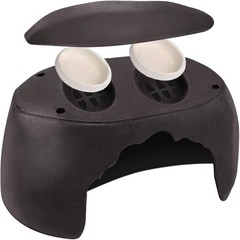 TINTON LIFE Reptile Hideouts Box with 2 Ceramic Sinks to Increase Humidity