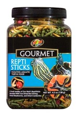 Zoo Med Gourmet Reptisticks Floating Aquatic Turtle Food Healthy Meal 4.5 oz