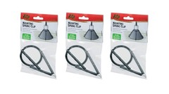 Zilla 3 Pack of Mounting Spring Clips for Reptile Habitat Lighting Domes