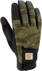 Carhartt Men’s High Dexterity Touch Gloves Synthetic Leather Secure Cuff