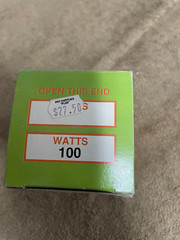 Reptile Ceramic Infrared Heat Emitter, 110V 100W Infrared Bulb for Reptile Pet